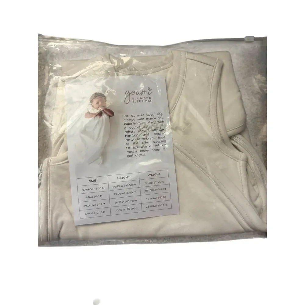 Goumi Slumber Sleep‎ Bag NWT Newborn 0-3 months Cloud